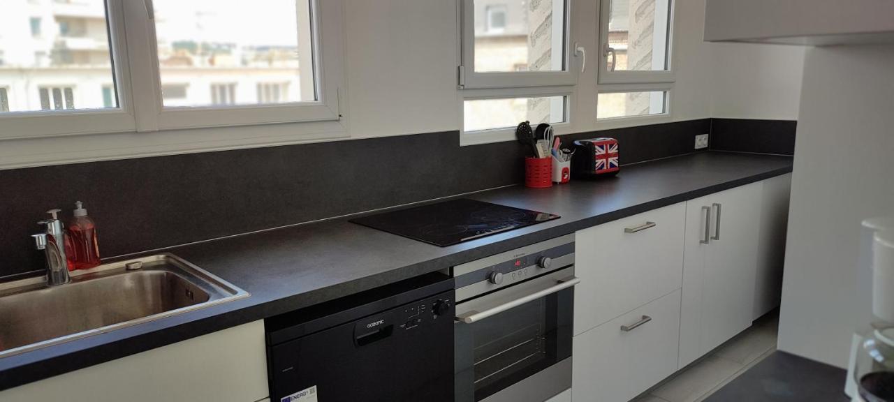 Appartement 83 M2, 4 Lits , 5 Pers, 100 M De La Gare, Confortable Et Lumineux Гавр Экстерьер фото
