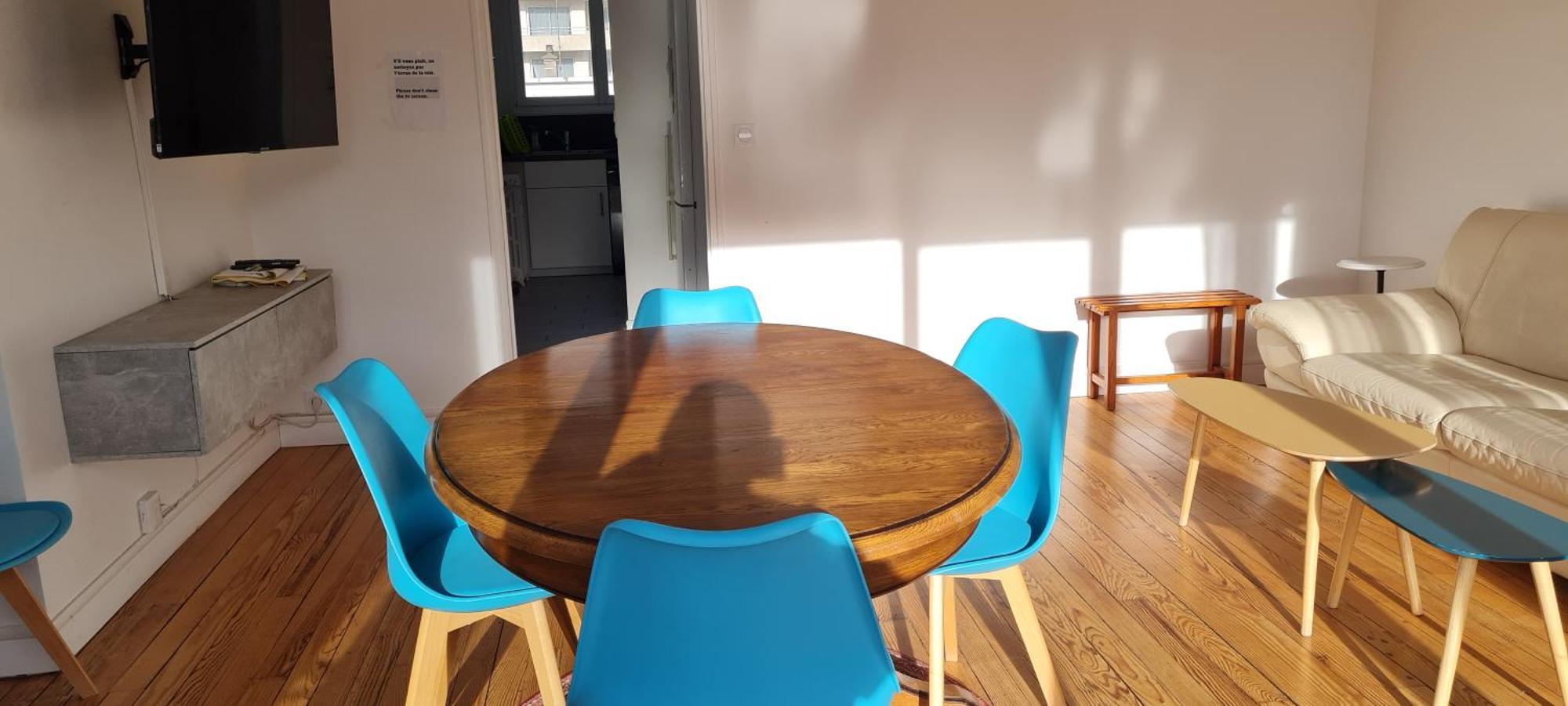 Appartement 83 M2, 4 Lits , 5 Pers, 100 M De La Gare, Confortable Et Lumineux Гавр Экстерьер фото
